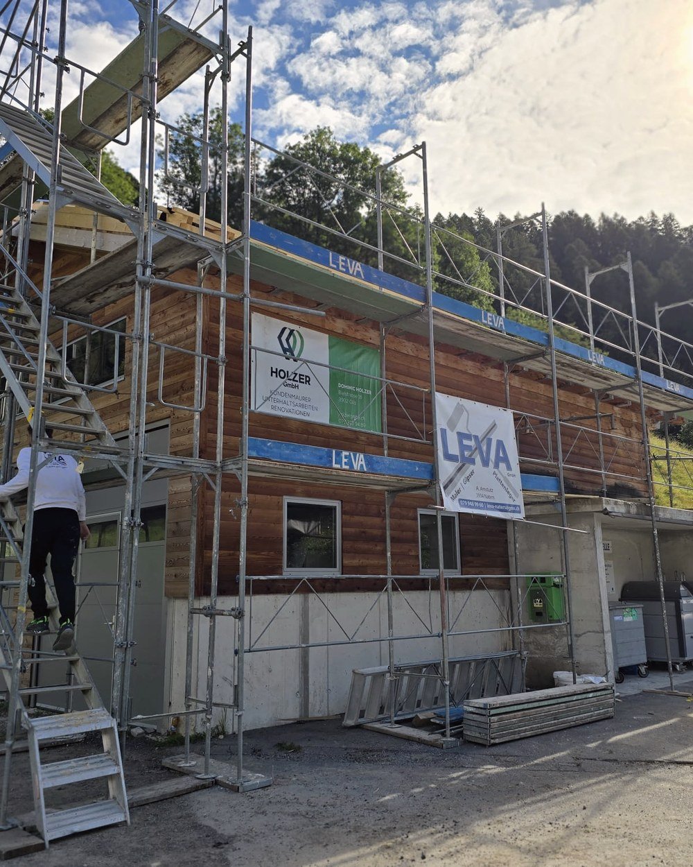 Firma & Baustellen – LEVA-Generalunternehmung AG